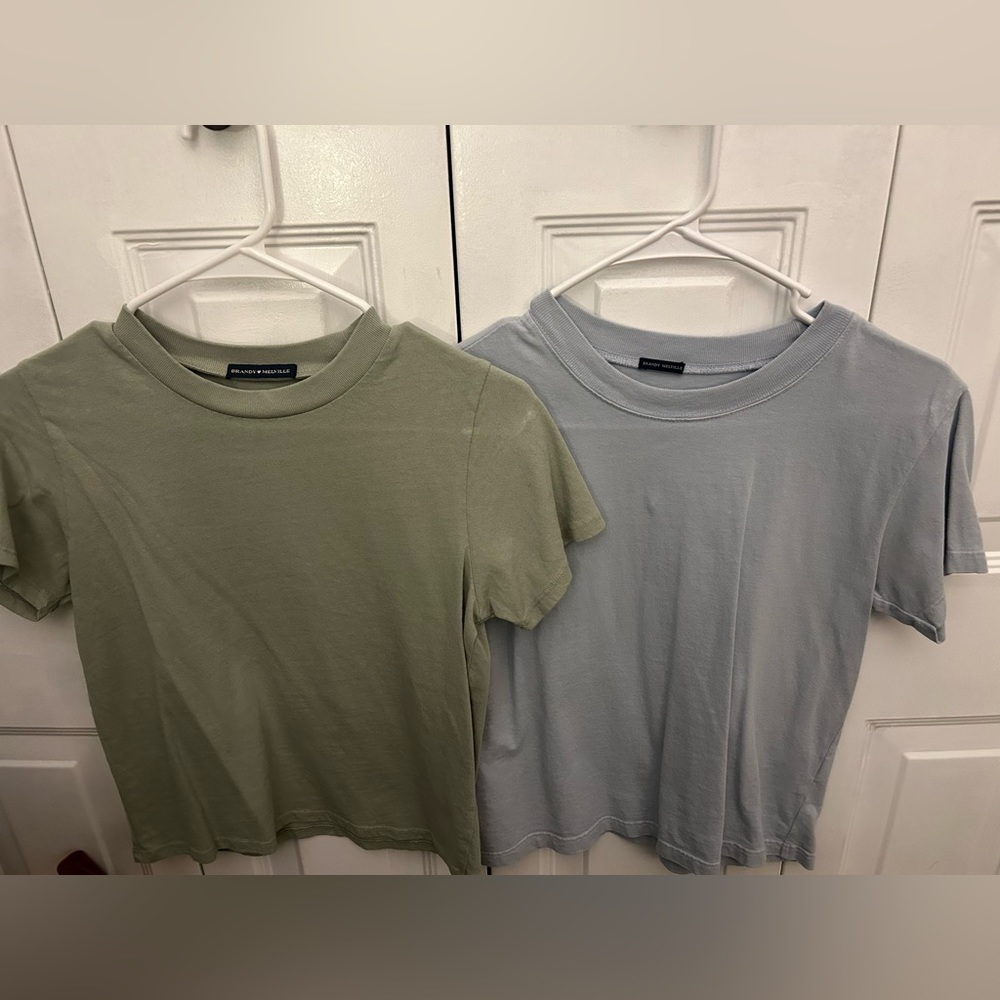 Brandt Melville classic T shirts blue and green
